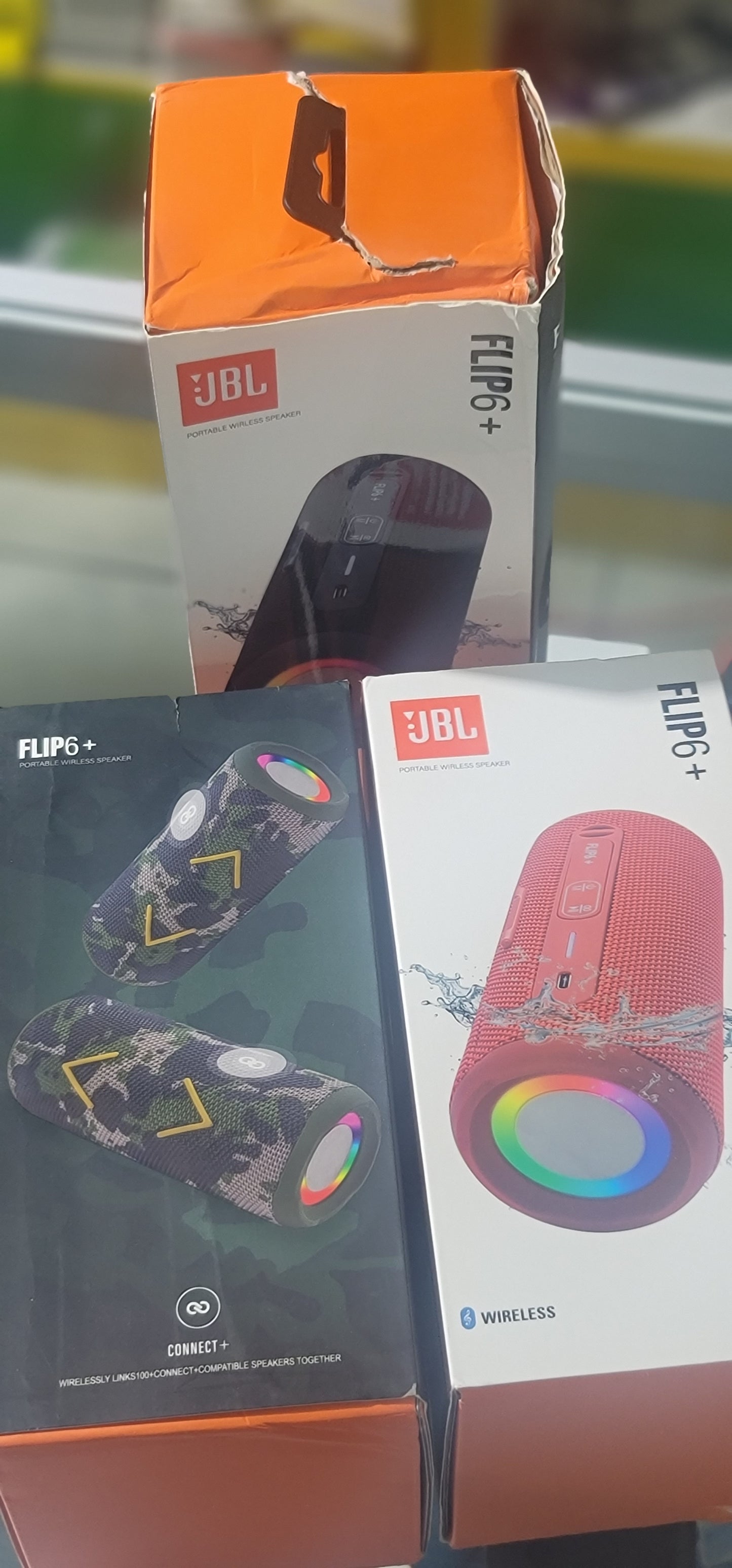Jbl flip6+ portable wireless speakers