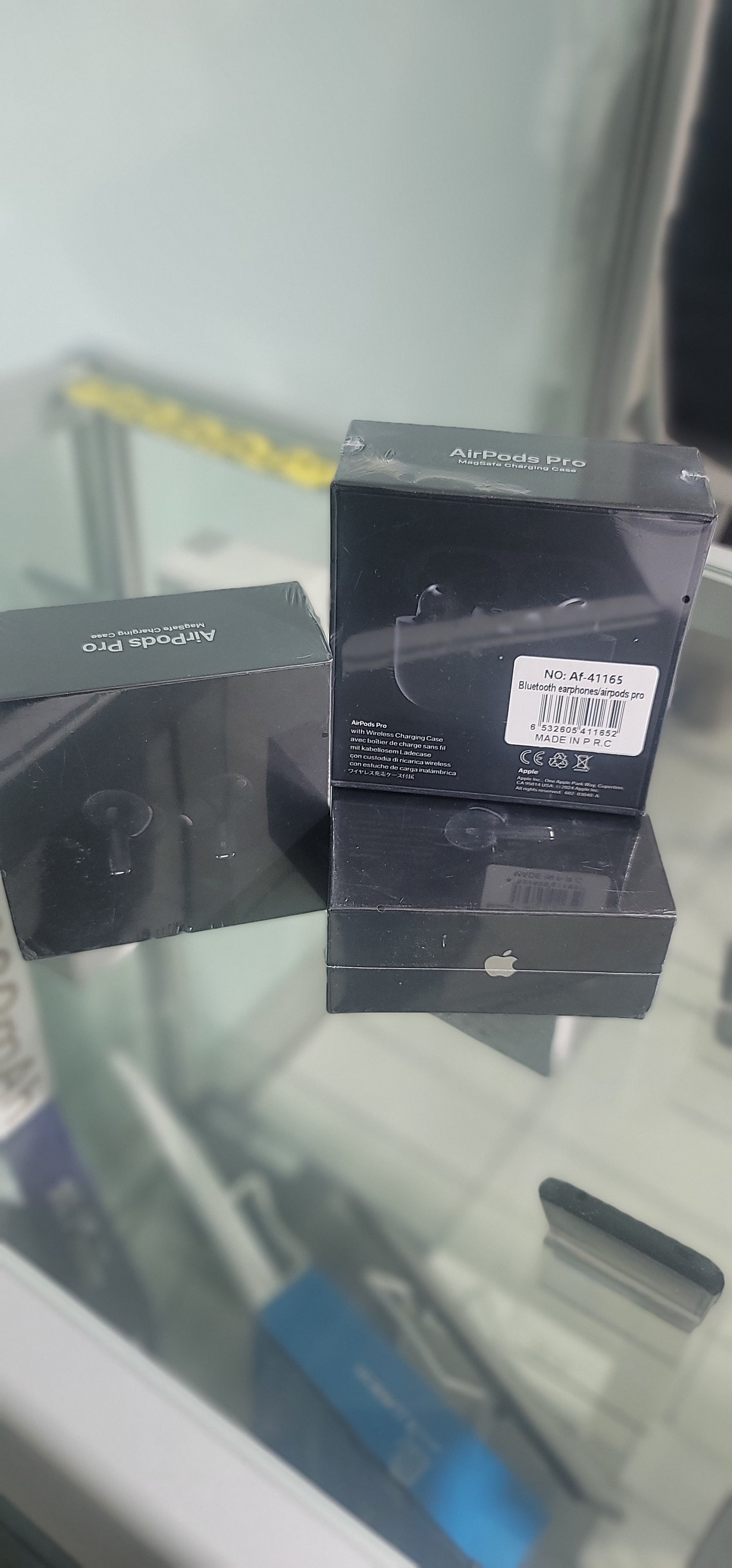 Black Airpods pro Bluetooth earphones pro af-41165
