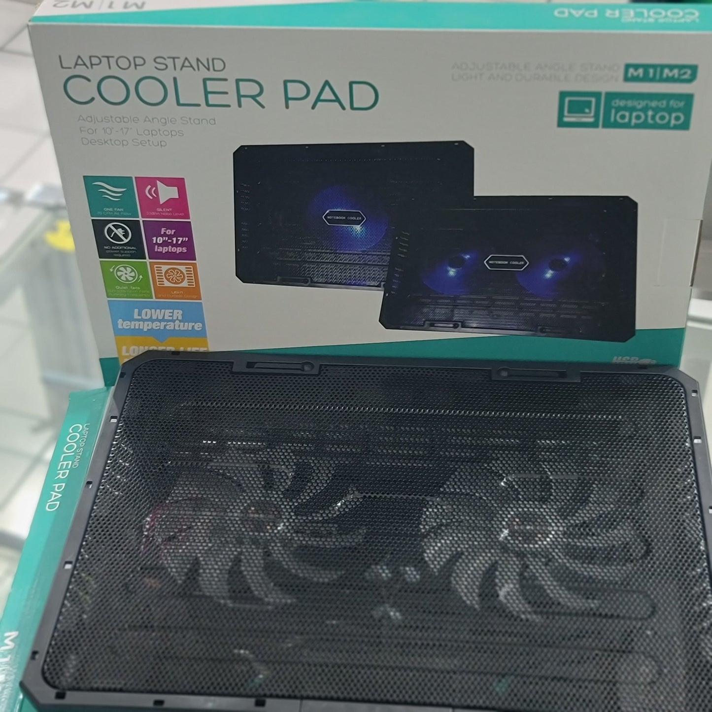 Laptop stand cooler pad 10"-17" m1/m2