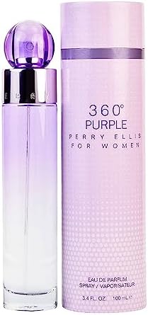 360 Purple by Perry Ellis 3.4 oz EDP Perfume for Women New