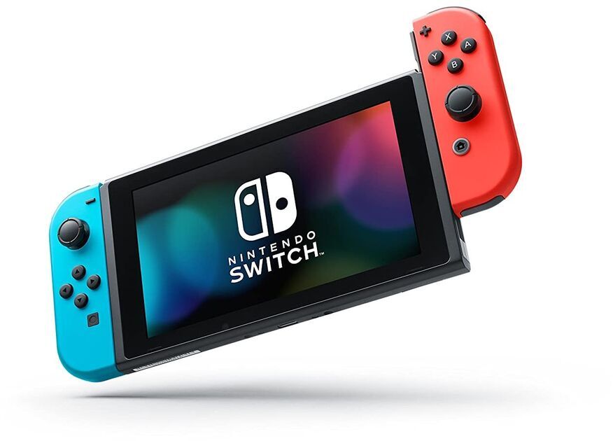NEW Nintendo Switch + Neon Joy Cons 32GB Gaming Console
