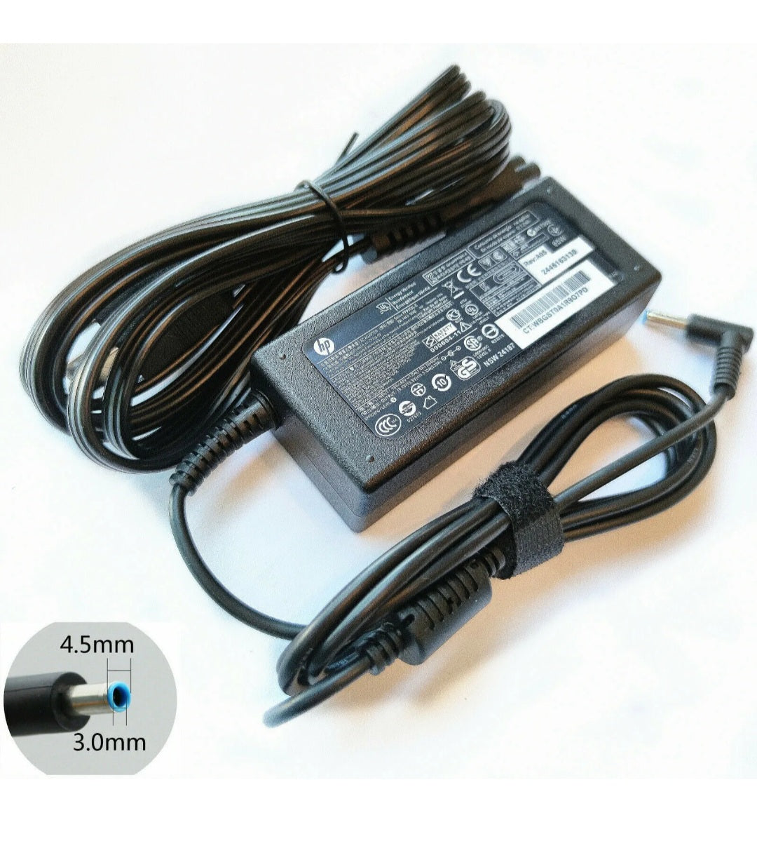 Genuine 65/90W HP AC Adapter Charger blue tip 710412-001 19.5V 3.33A Pavilion B0H07-Y LC509-H