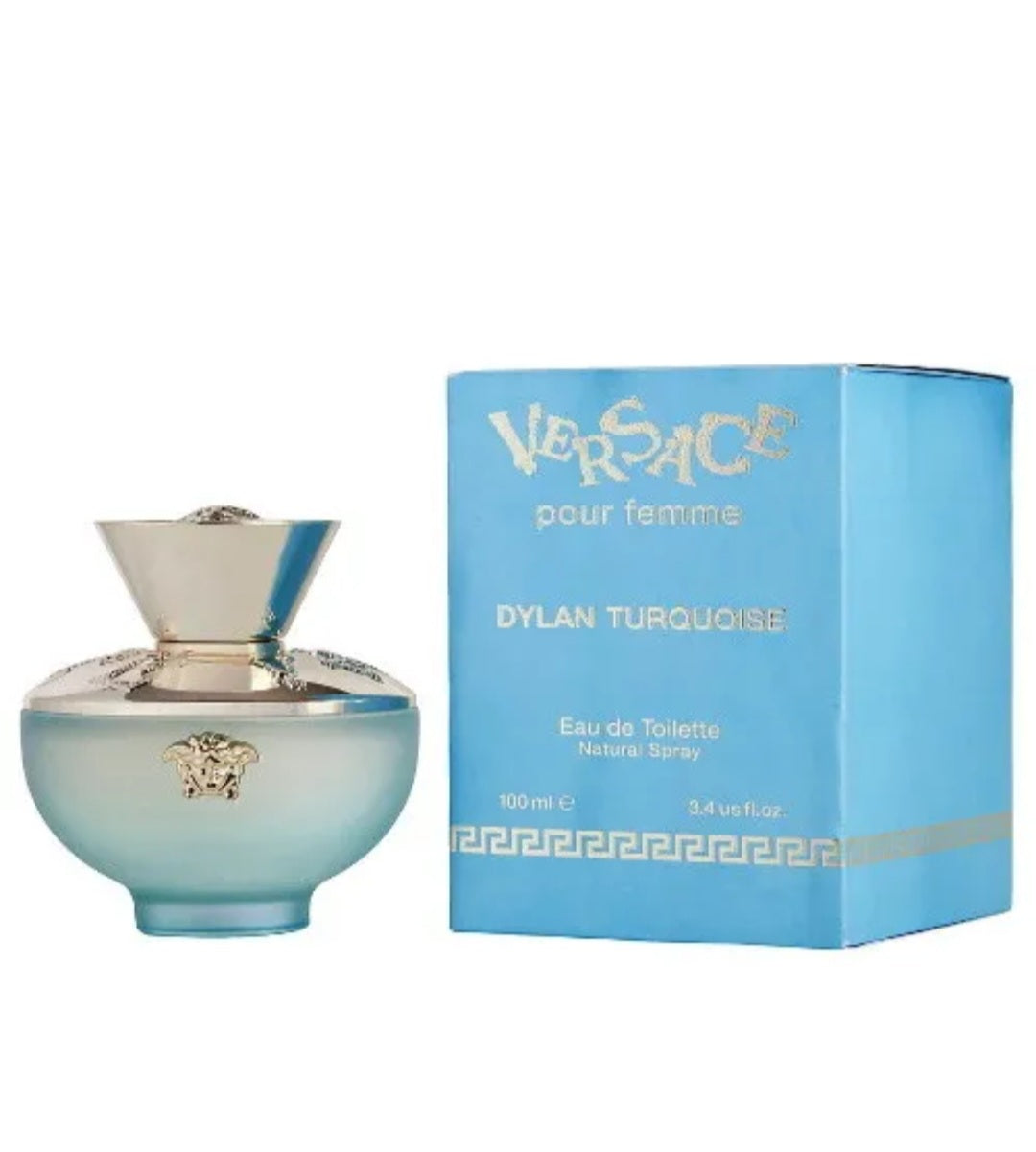 Versace Dylan Turquoise by Gianni Versace 3.4 oz EDT Perfume for Women NiB