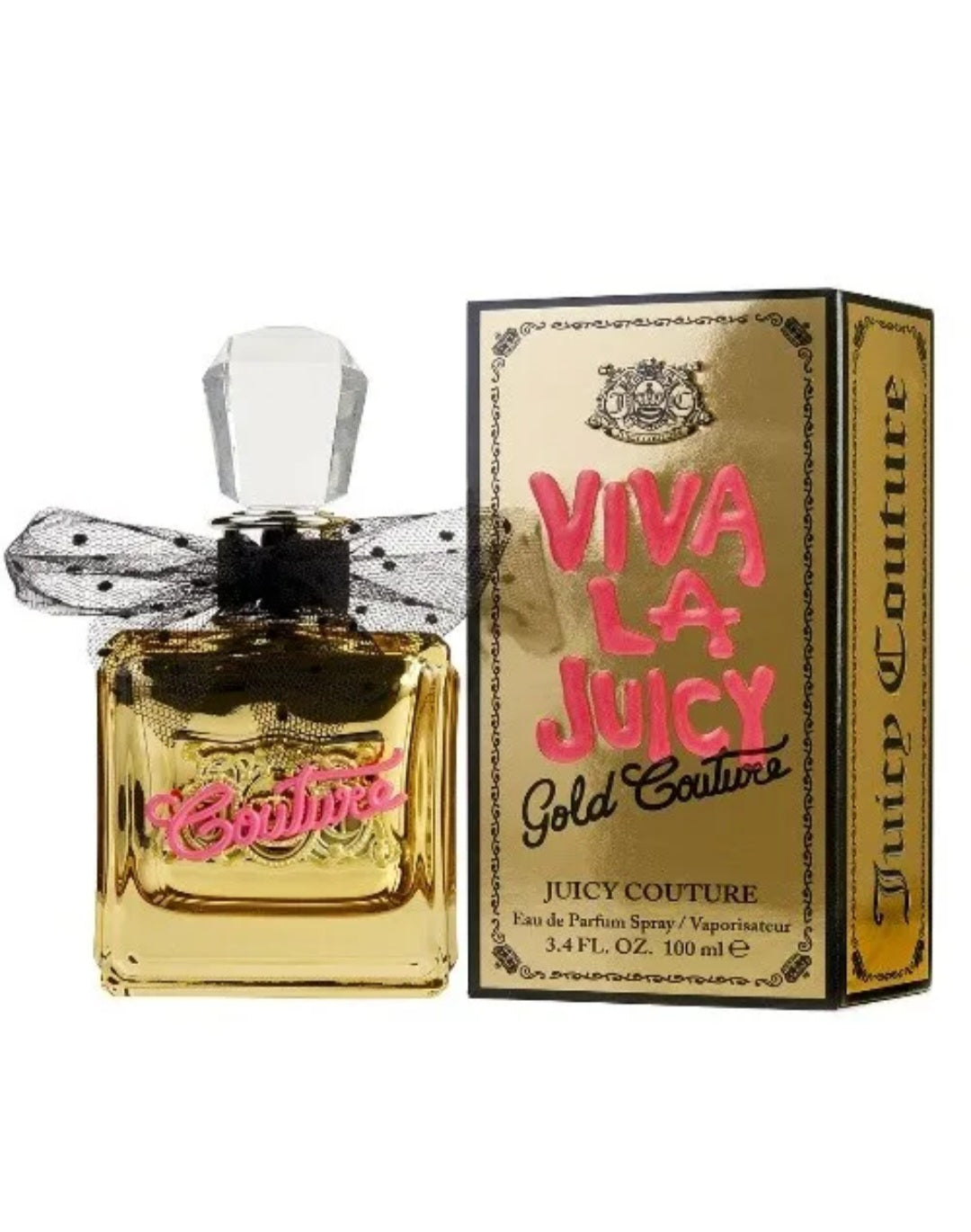 Viva La Juicy Gold Couture by Juicy Couture 3.4 oz EDP Perfume for Women NIB