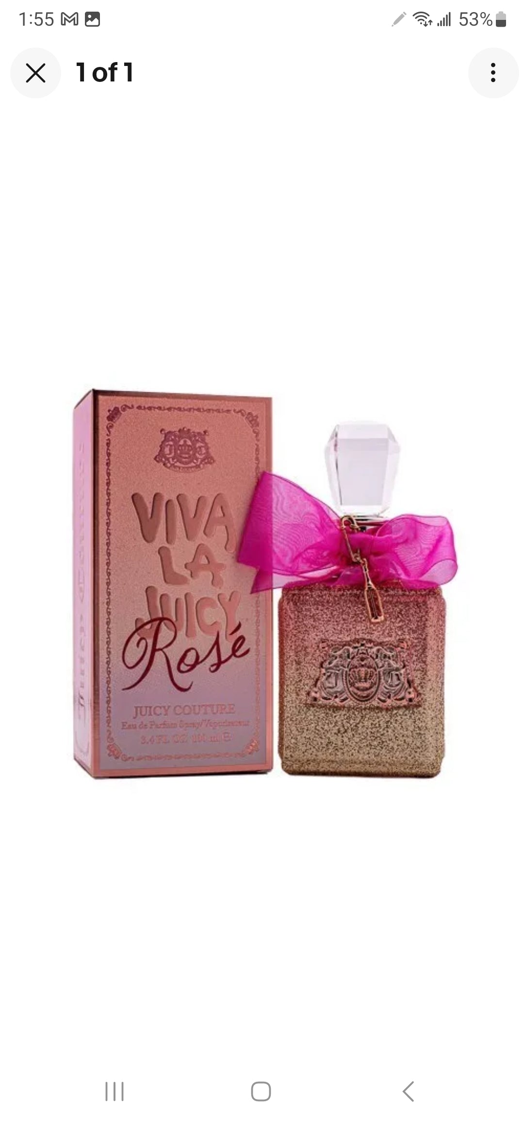 Viva La Juicy Rose by Juicy Couture 3.4 oz EDP Perfume for Women New In Box