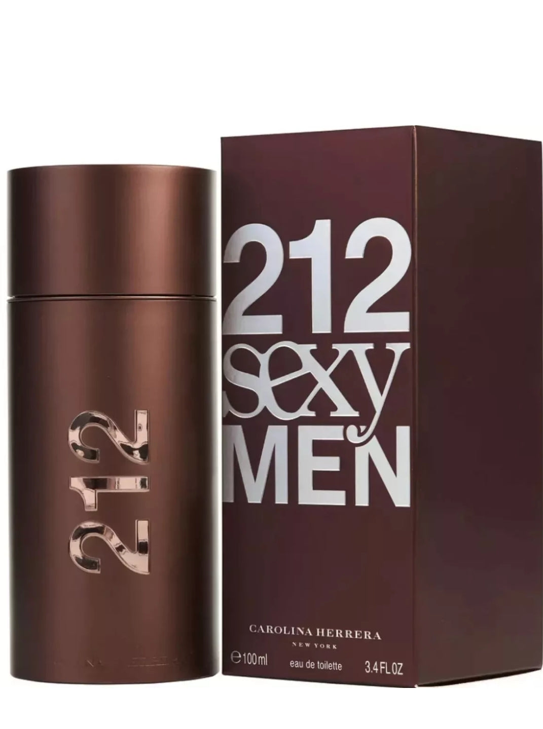 212 SEXY MEN for Men by Carolina Cologne EDT 3.3 / 3.4 oz NEW IN BOX