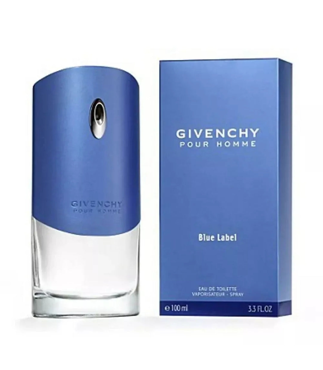 Givenchy Pour Homme BLUE LABEL 3.4 oz / 3.3 oz Spray edt Men New in Box