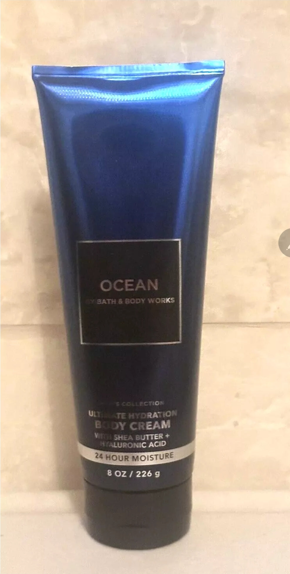 Bath & Body Works OCEAN Body Cream Lotion Moisturizer Men 8 oz NEW