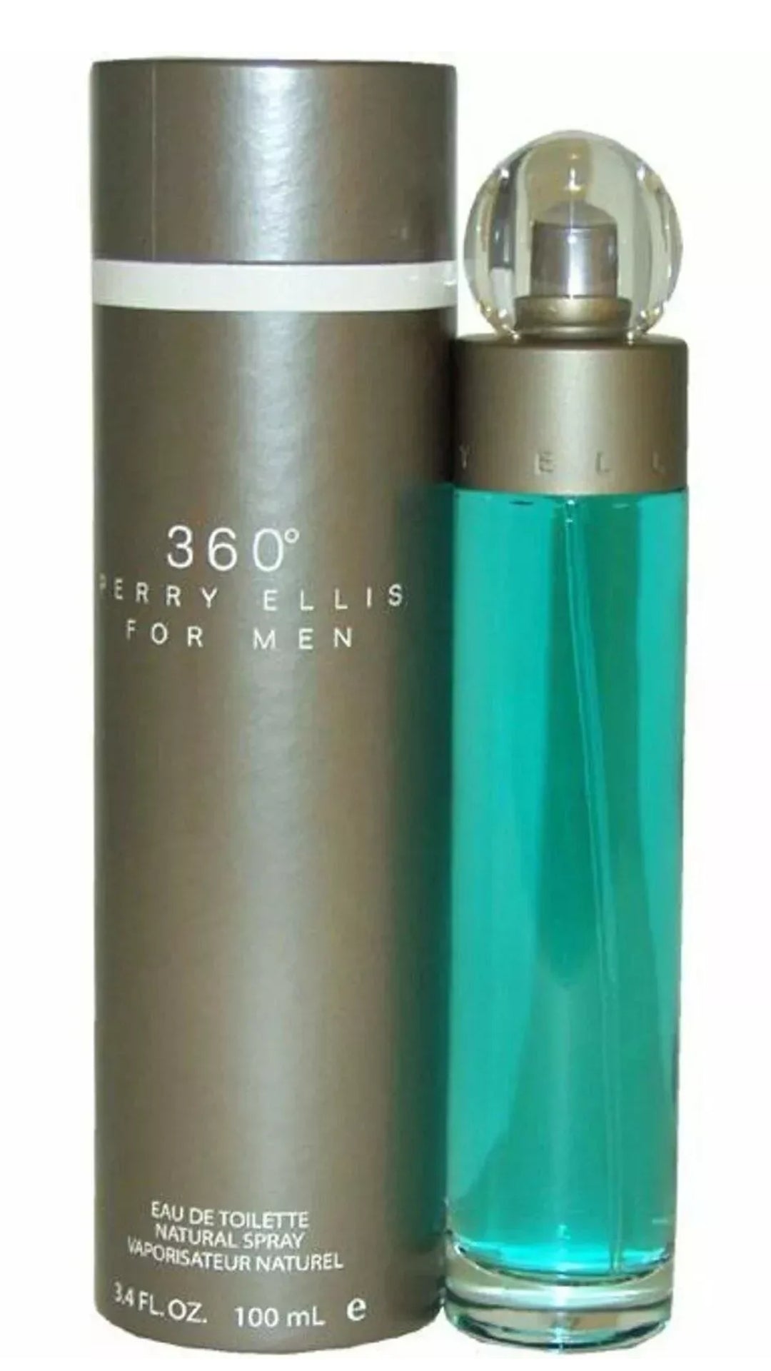 360 for Men by Perry Ellis Cologne 3.4 oz EDT New in Box