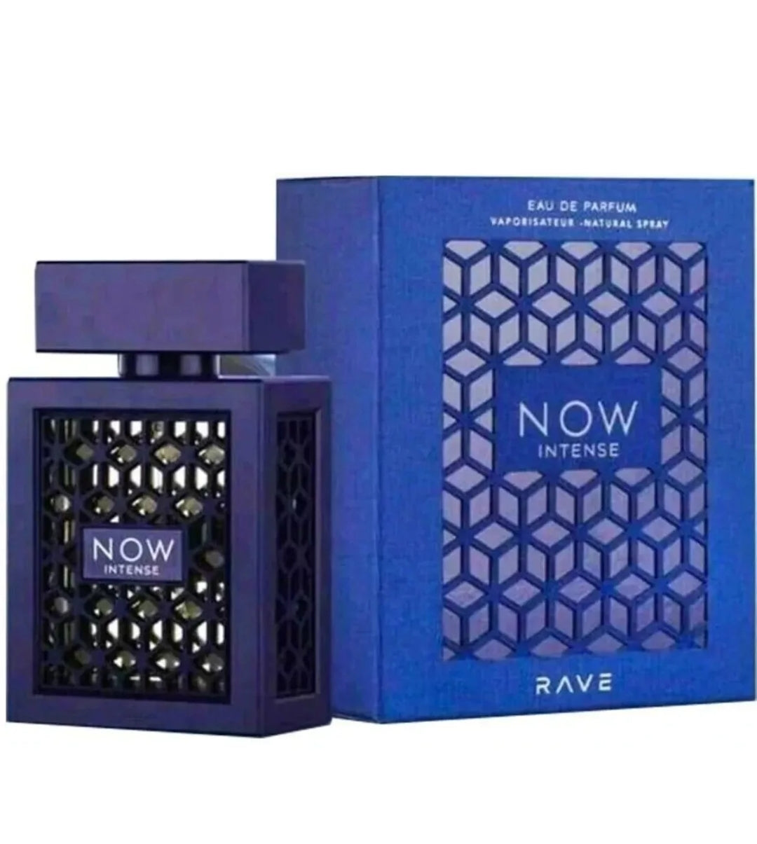 Now Intense Rave by Lattafa perfume for unisex EDP 3.3 / 3.4 oz New in Box