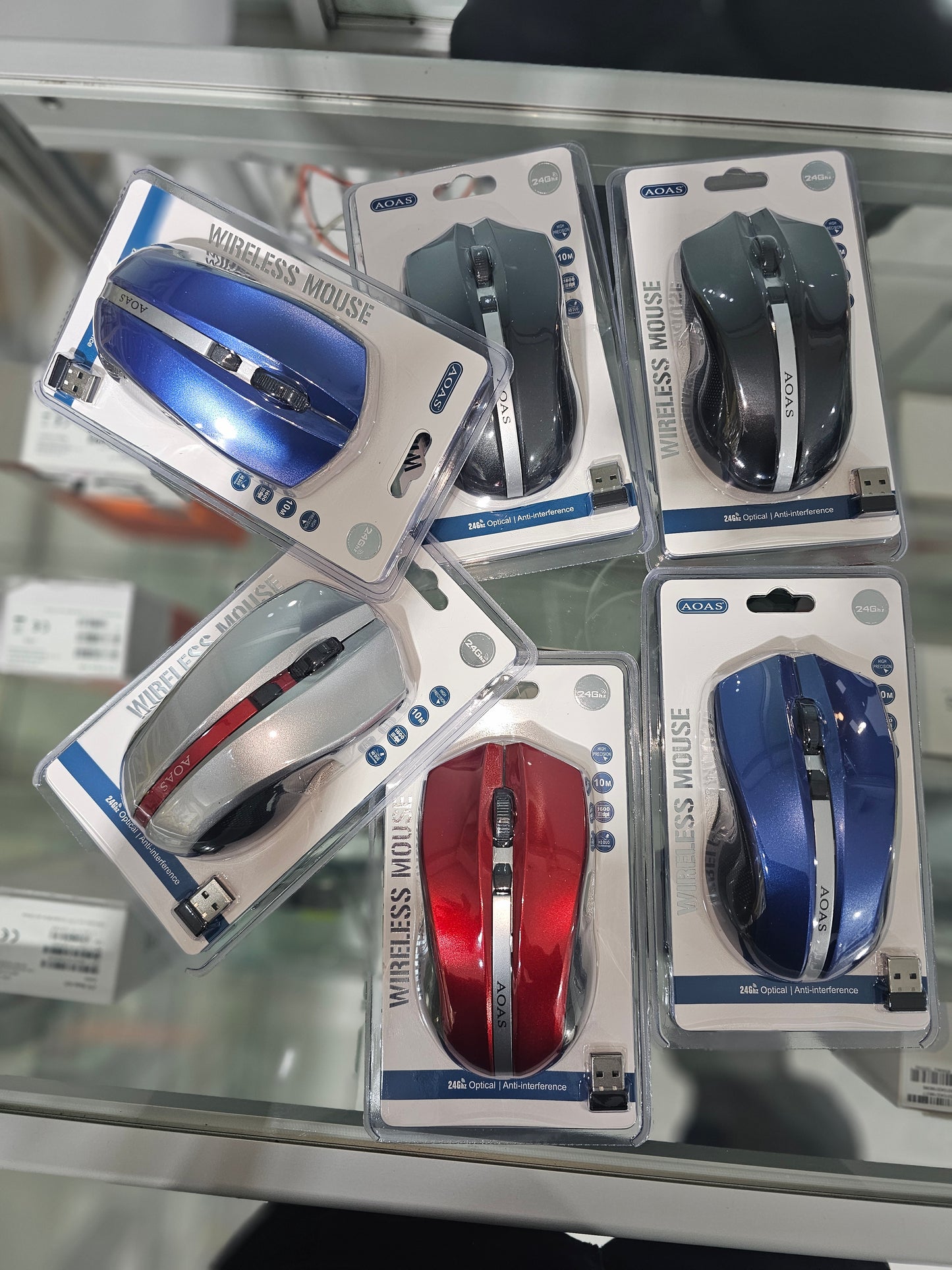 Aoas wireless mouse 24ghz ak 89350