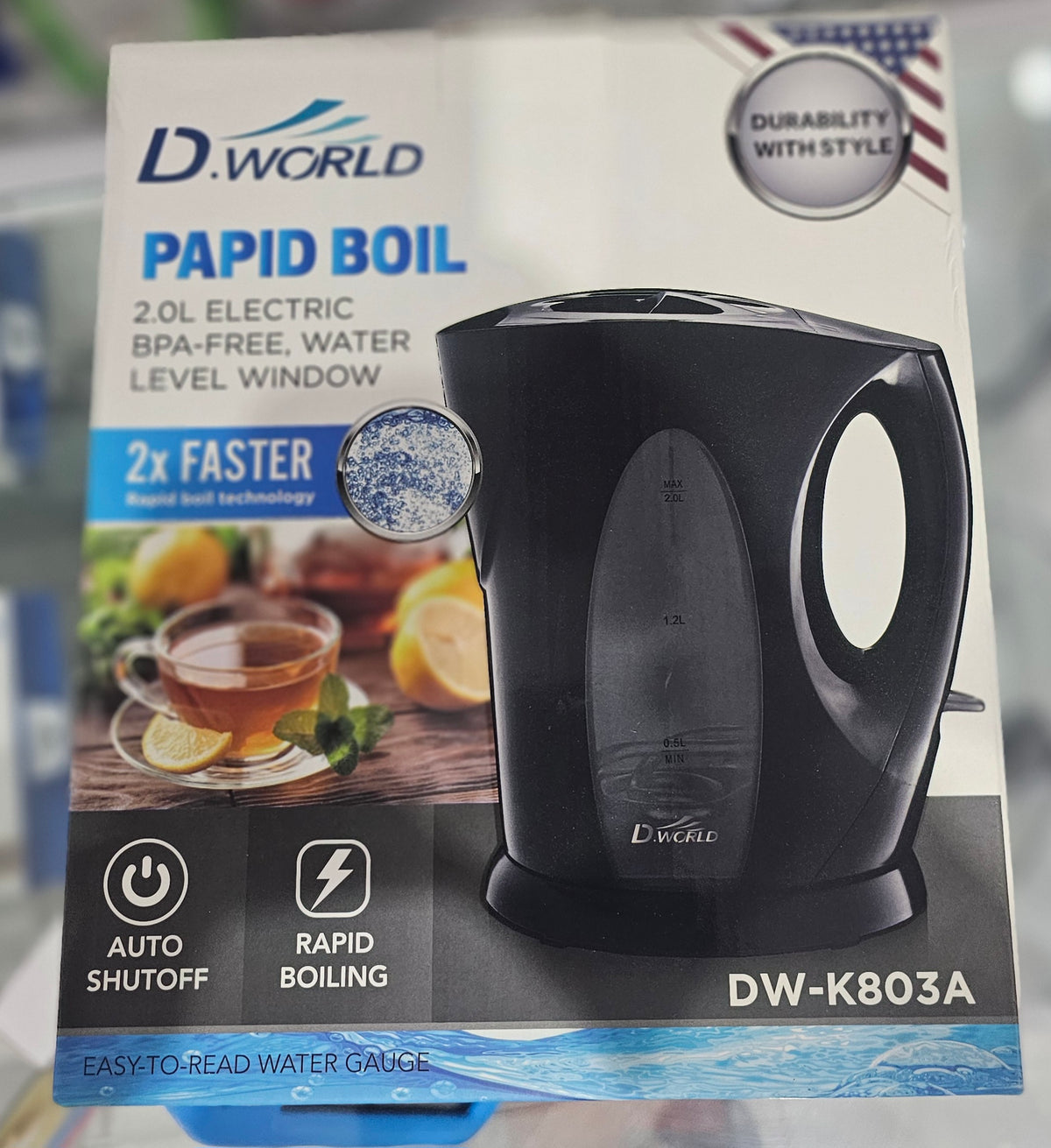 D.world papid boil 2.0l dw-k803a