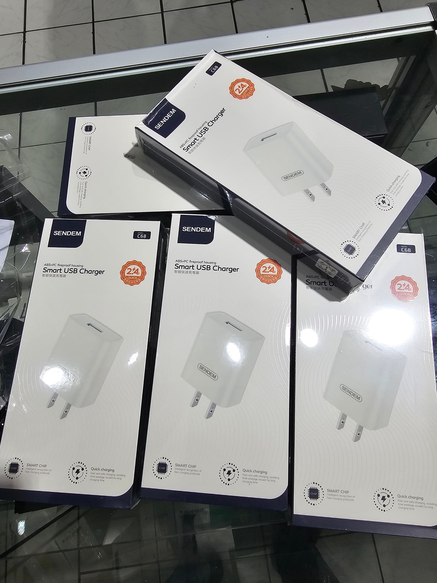 Sendem smart usb wall charger 2.4 model c68