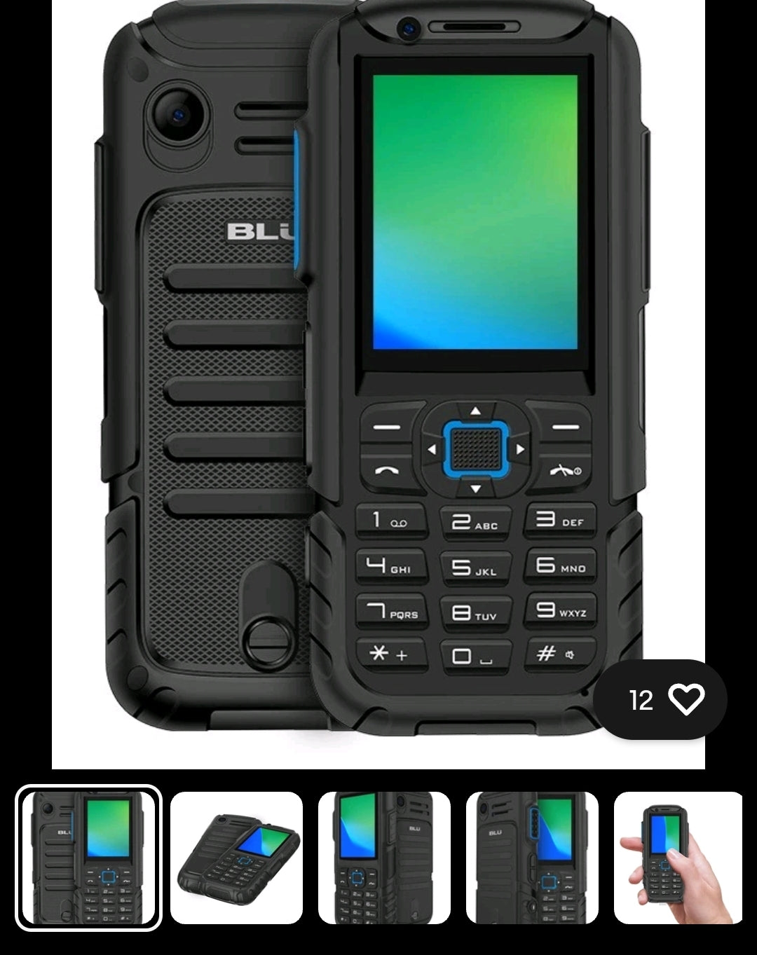 BLU Tank Mega 4G T0110LL 128MB 48MB RAM Blue Dual SIM 4G LTE