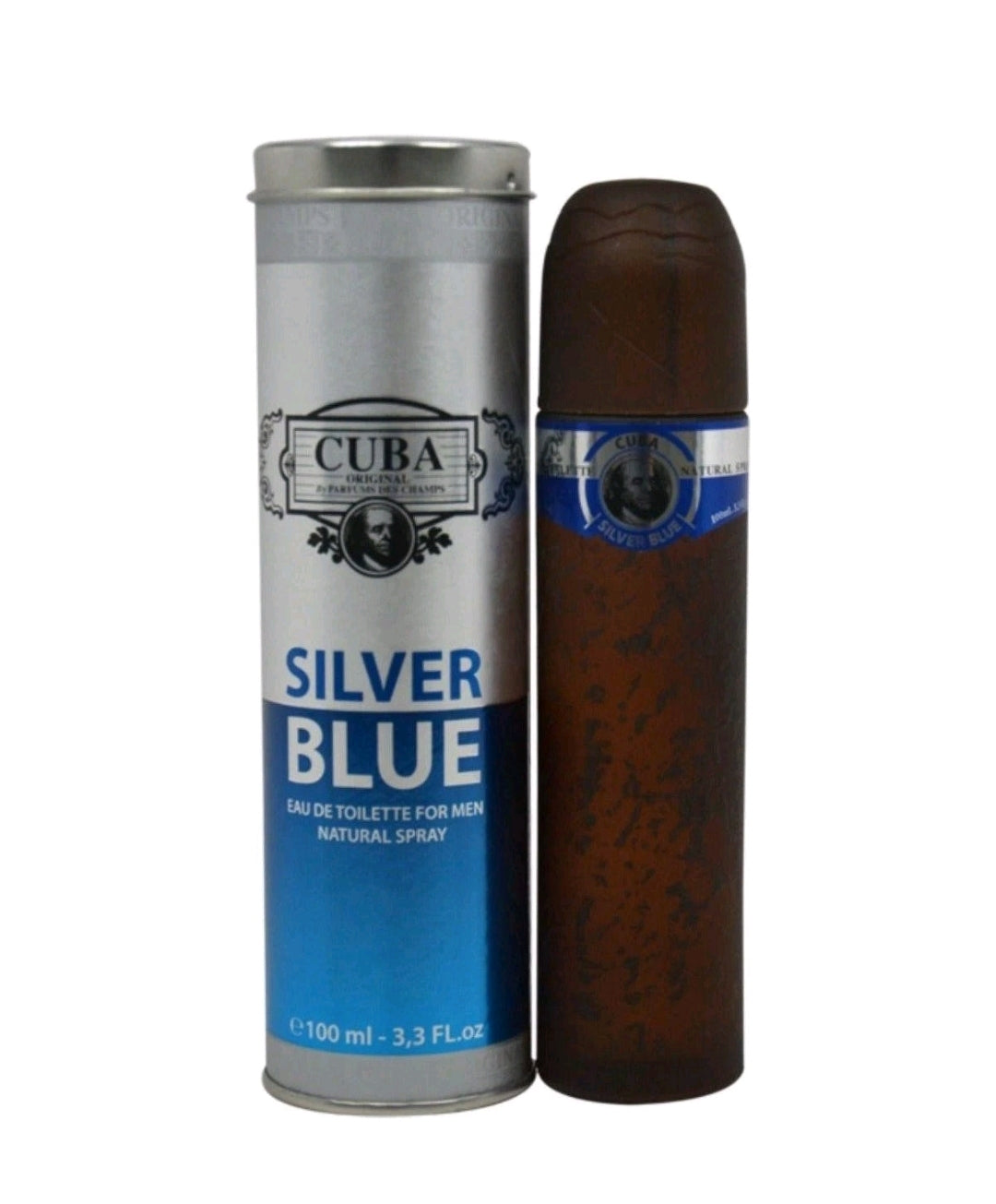 Cuba Silver Blue By Cuba cologne for men EDT 3.3 / 3.4 oz New in Box