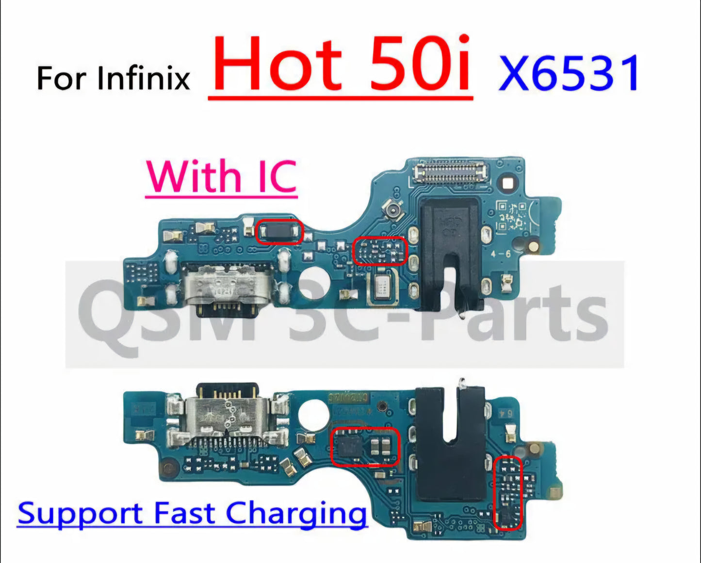 Infinix Hot 50i X6531 Charging Port Board