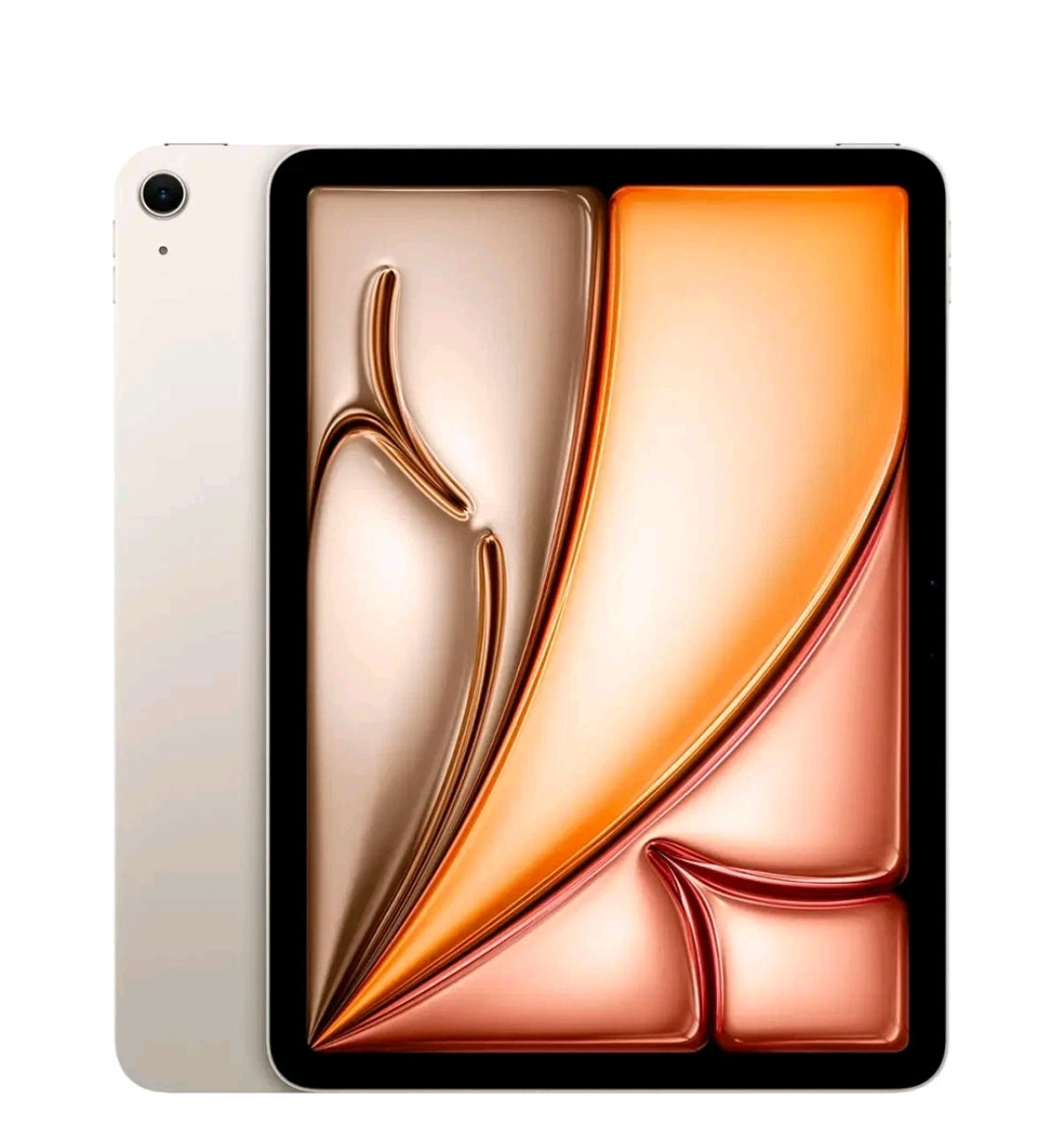Apple iPad Air 11" M3 7th Gen Wi-Fi Tablet 128GB Starlight MC9Y4LL/A 2025 Model