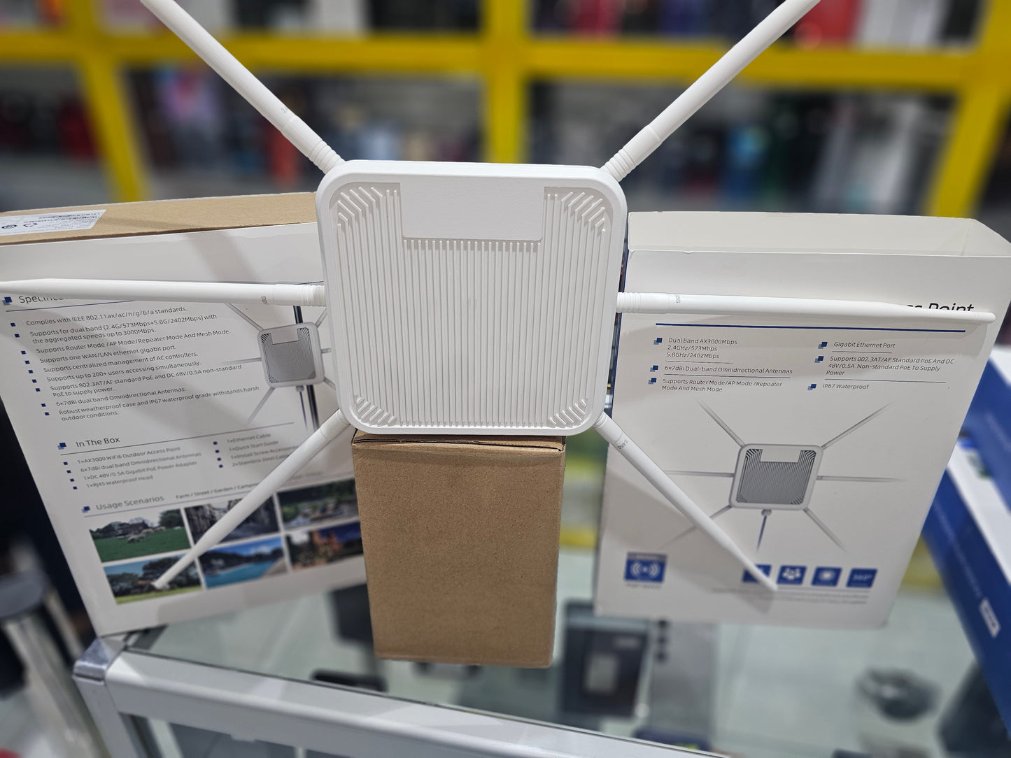 Ax3000 wifi6 Outdoor access point repeater mesh mode