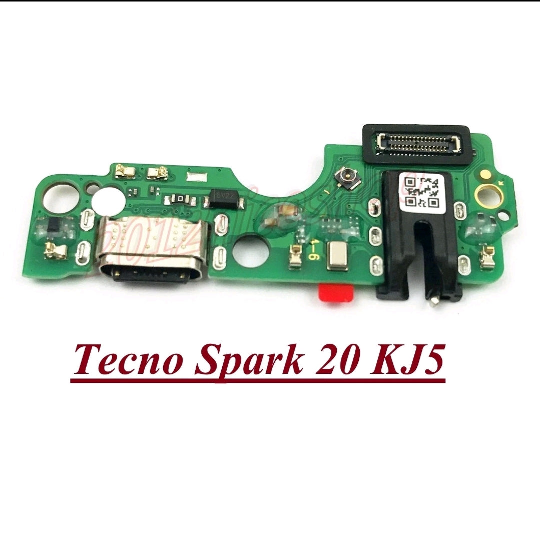 Tecno Spark 20 4G KJ5 Charging Port Connector