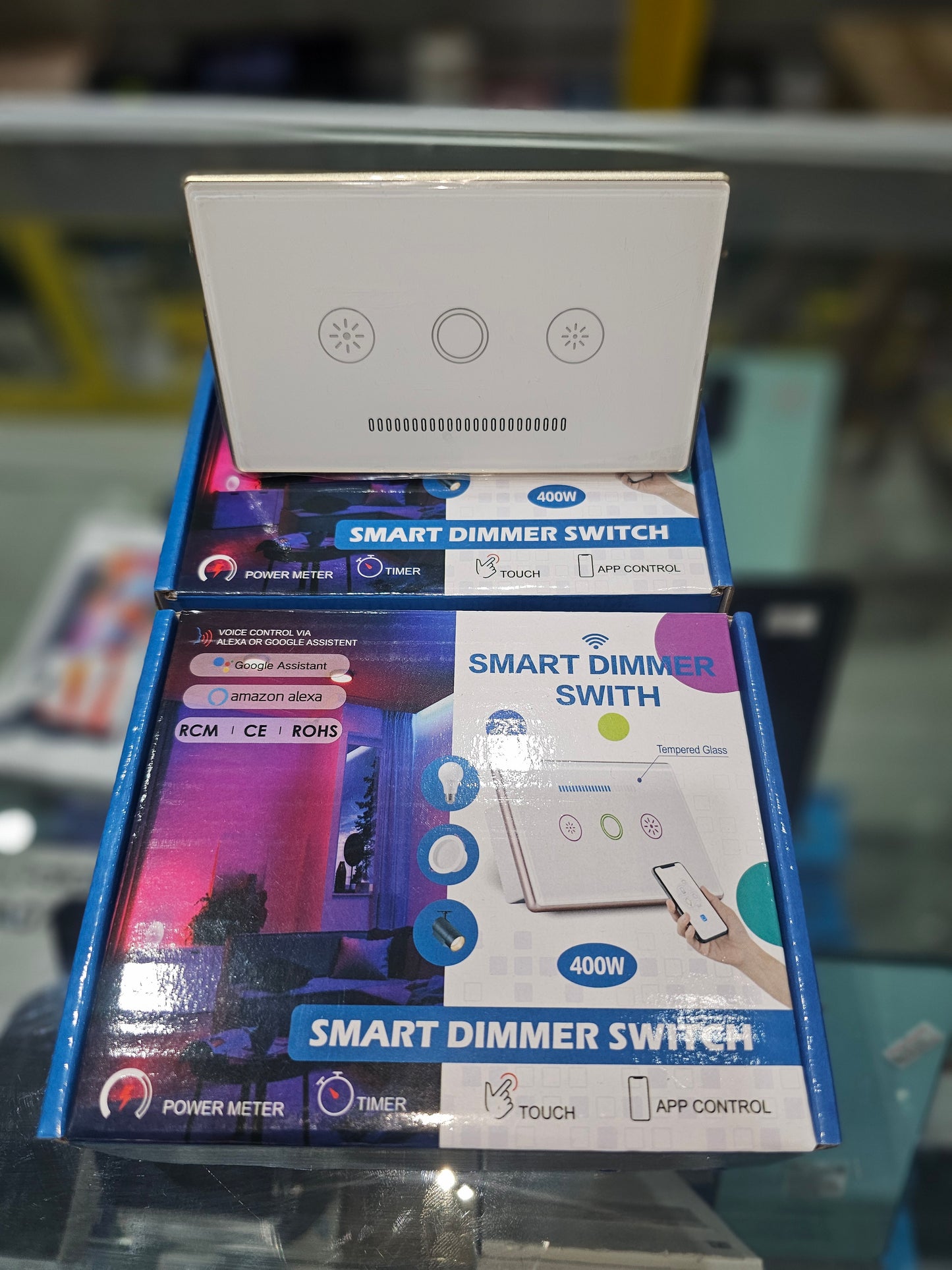 Smart dimmer Switch with voice control 400w