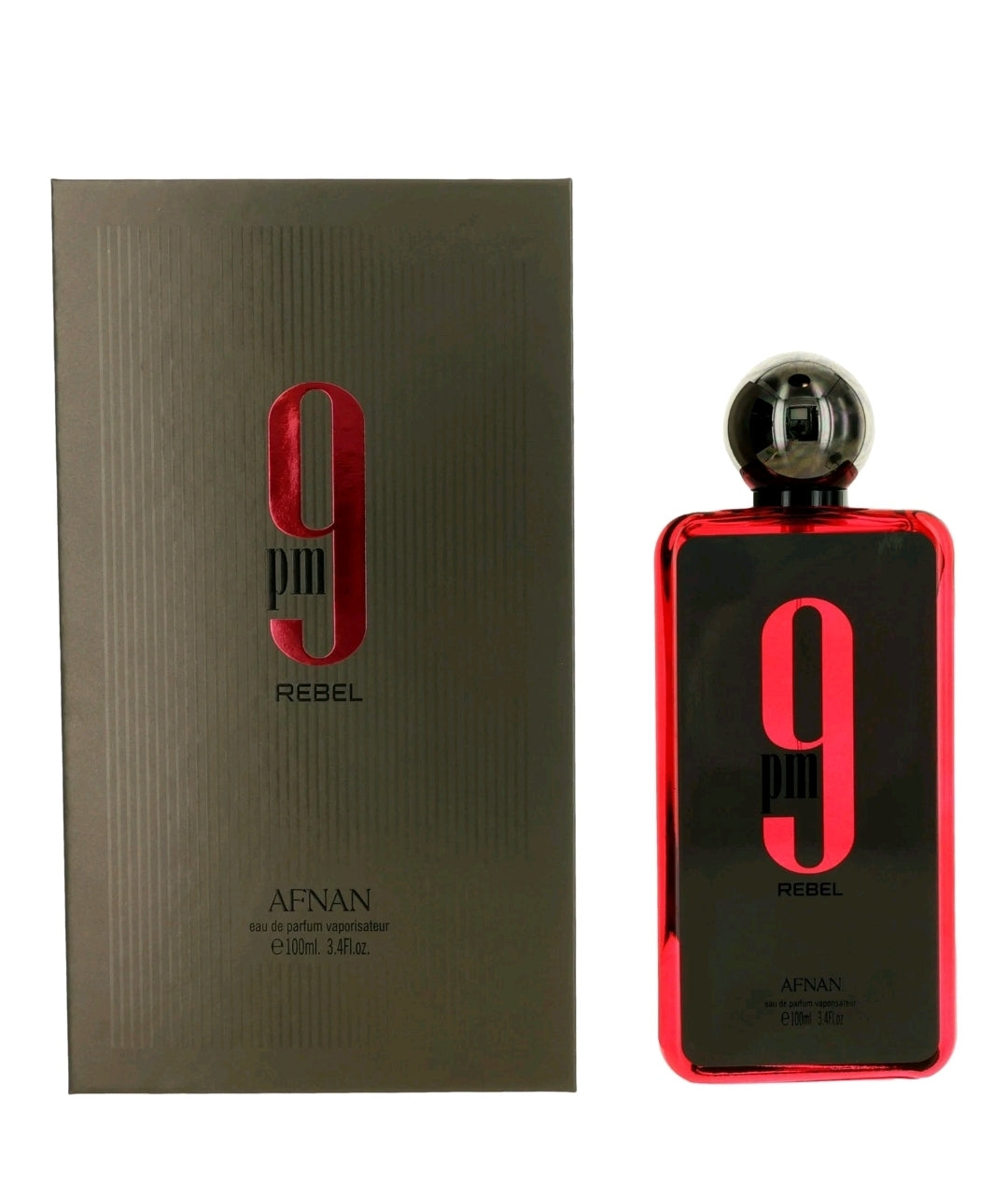 9 PM Rebel by Afnan, 3.4 EDP Spray for Unisex
