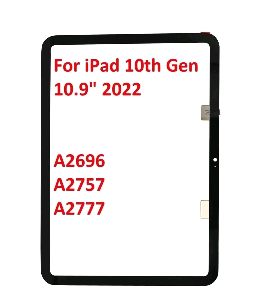 iPad 10th Gen 2022 10.9 Touch Screen Digitizer Glass Replacement A2696 A2757