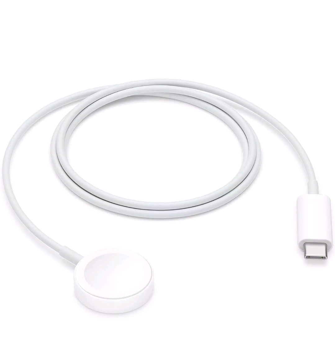 Original Genuine Apple Watch Magnetic Charger to USB-C (1M) White A2652