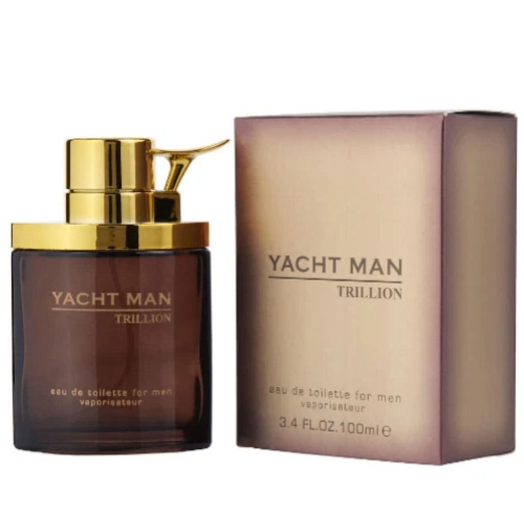 Yacht Man Trillion by Myrurgia 3.4 oz EDT Cologne for Men New In Box