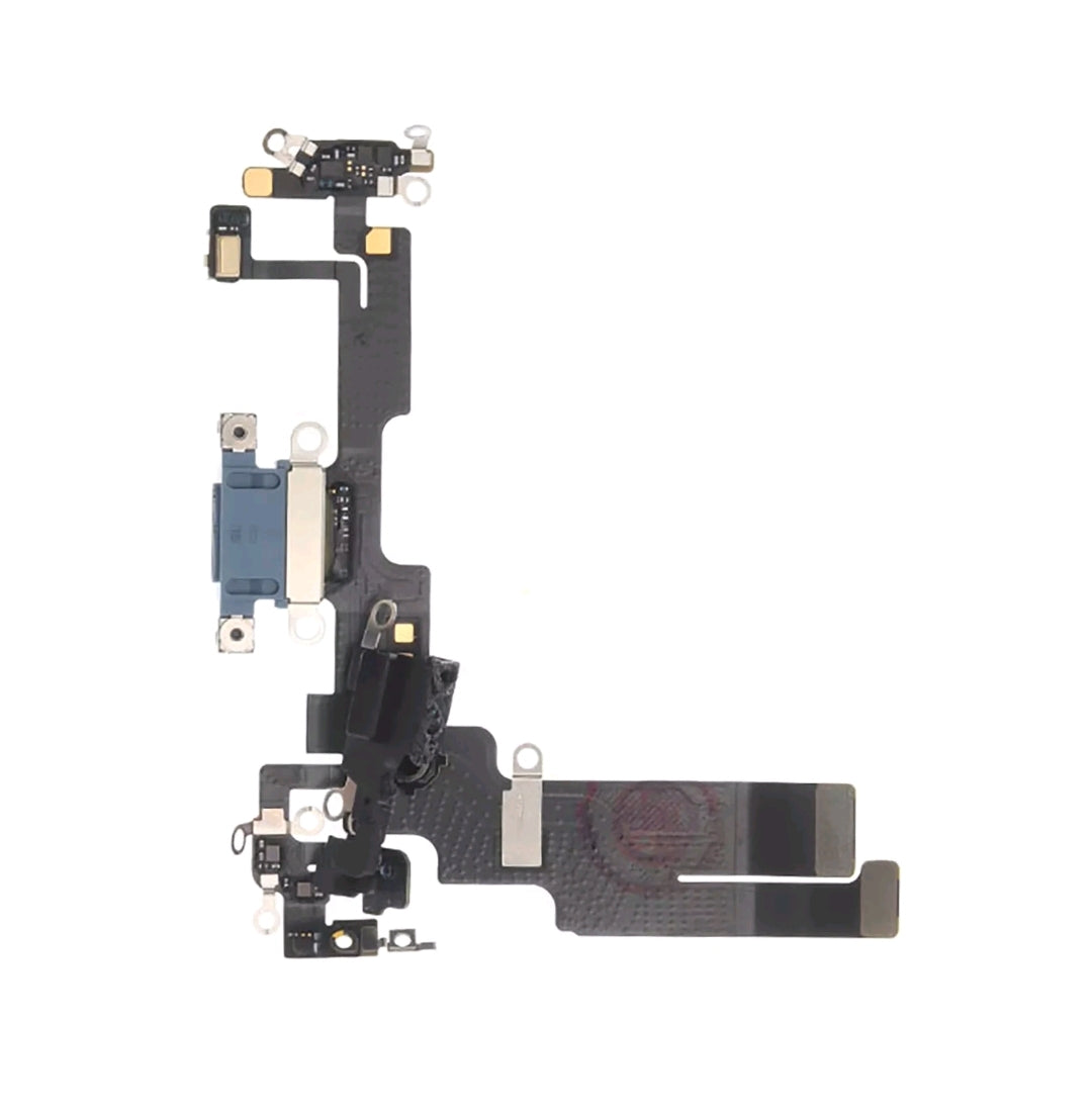 For Apple iPhone 14 Charging Port Charger Dock Mic Flex Replacement Parts OEM