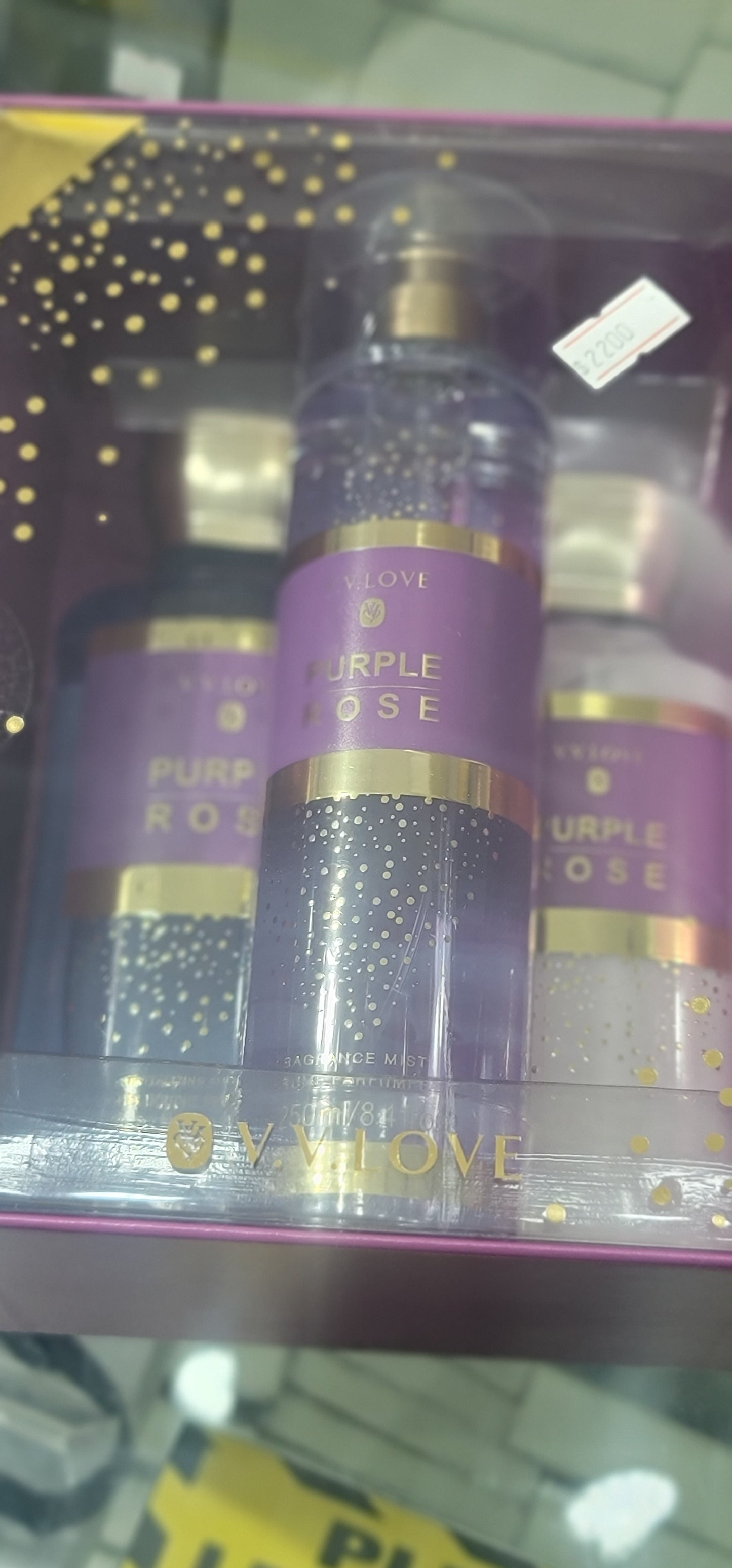 Sets fragrances mist purple rose
