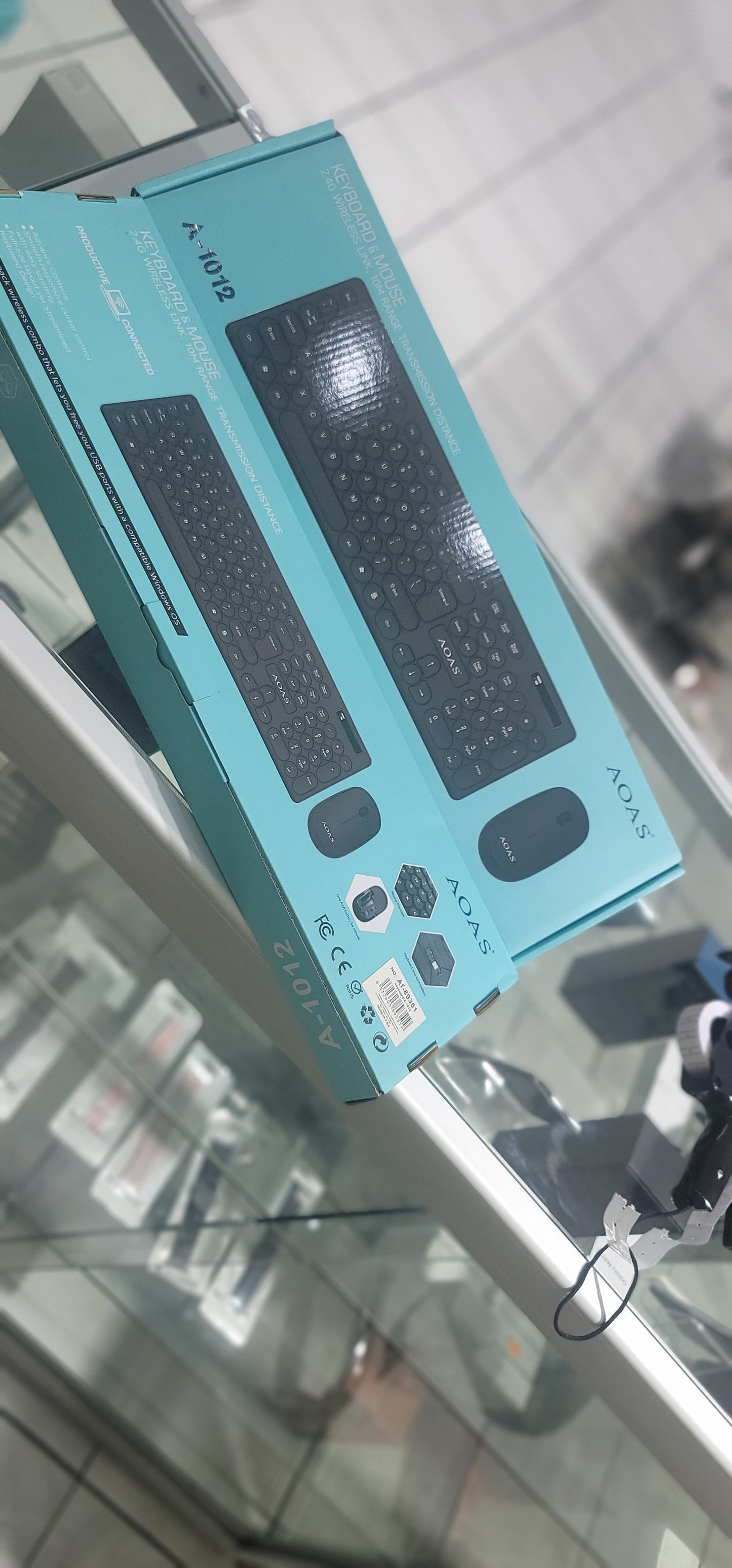 A-1012 keyboard &mouse 2.4g wireless 10m rand transmission