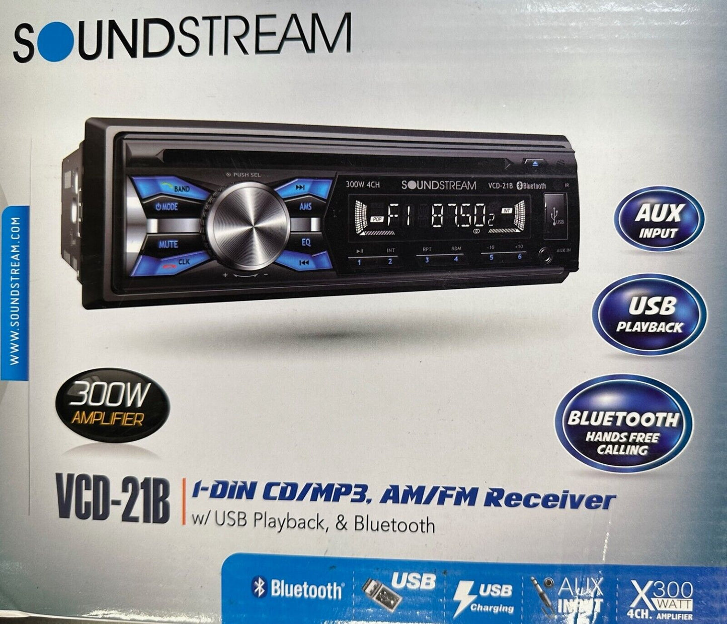 SoundStream 300W Amplifier VCD-21B