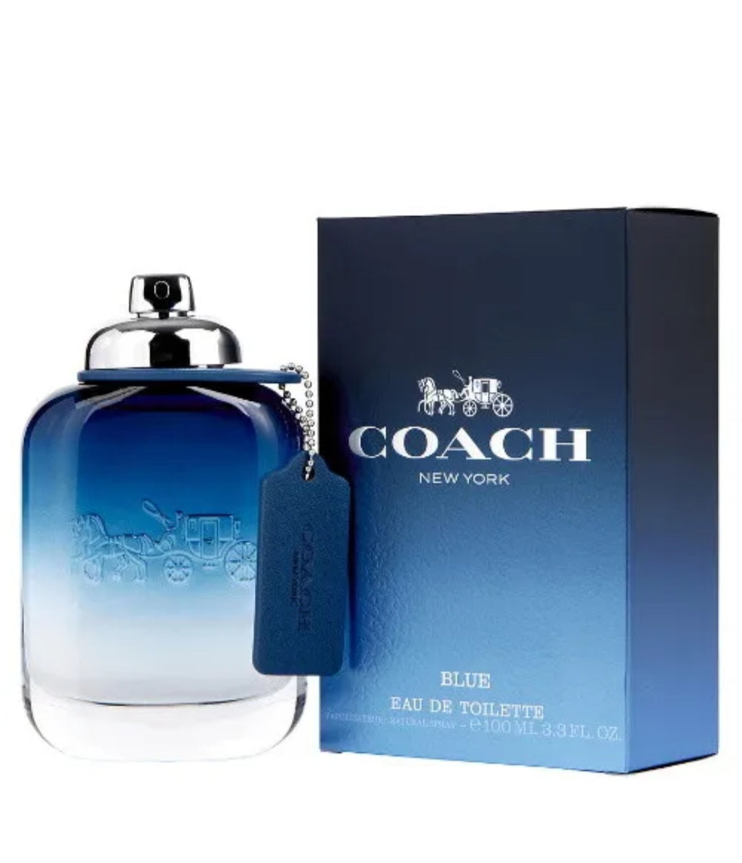 Coach Blue by Coach 3.3 / 3.4 oz EDT Cologne for Men Brand New In Box