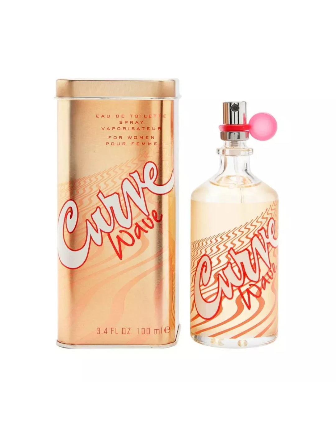 CURVE WAVE by Liz Claiborne edt Perfume women 3.3 / 3.4 oz New in Box