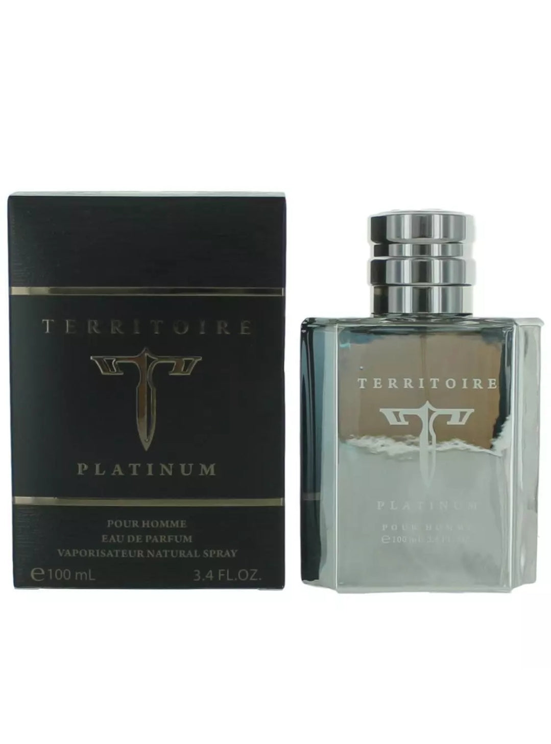Territoire Platinum by YZY, 3.4 oz EDP Spray for Men