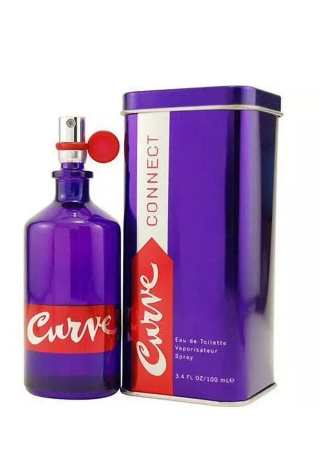 CURVE CONNECT by Liz Claiborne 3.3 / 3.4 oz EDT For Women NEW IN BOX
