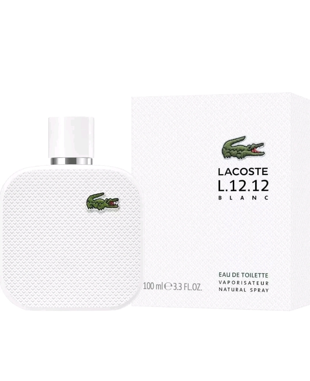 Lacoste L.12.12 Blanc by Lacoste cologne for men EDT 3.3 / 3.4 oz New in Box