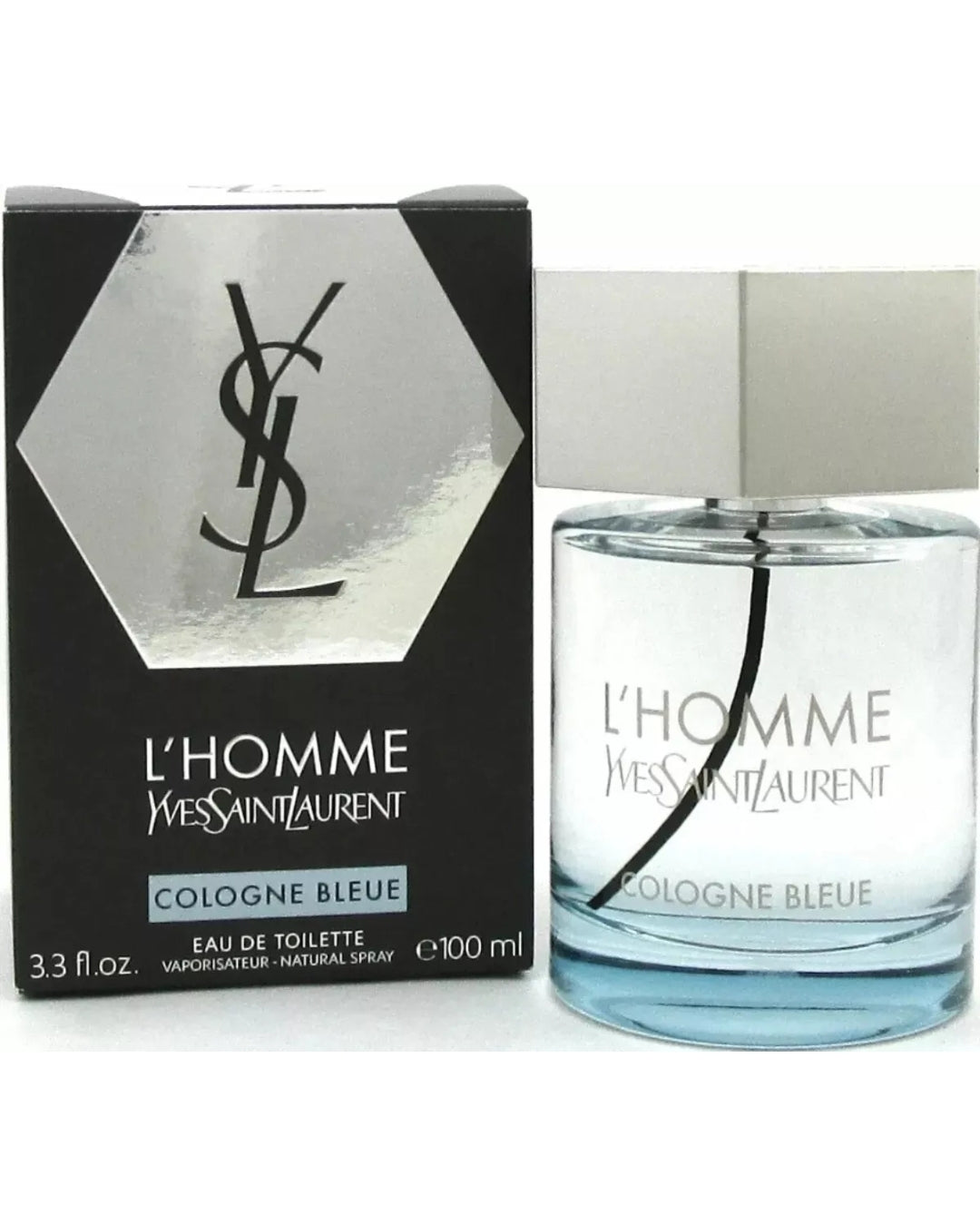 L'homme Cologne Bleue by Yves Saint Laurent for Men EDT 3.3 / 3.4 oz New In Box