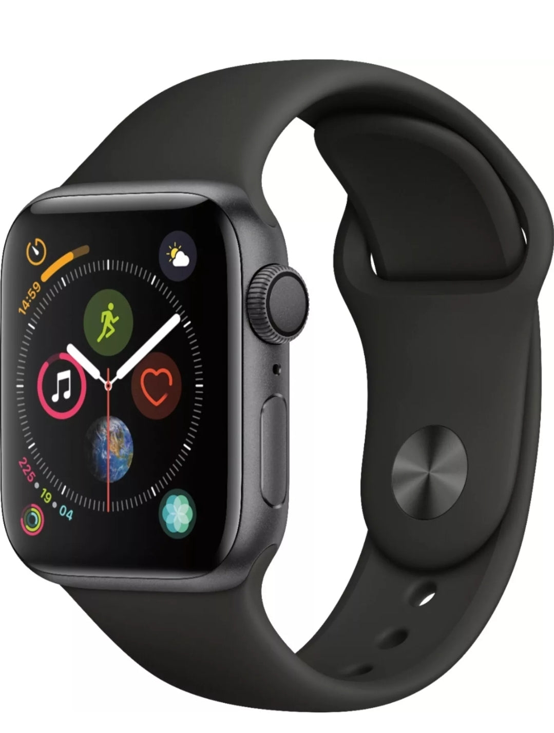 Apple Watch Series 4 44mm (GPS) (Bluetooth)) Aluminum Case - Space Gray