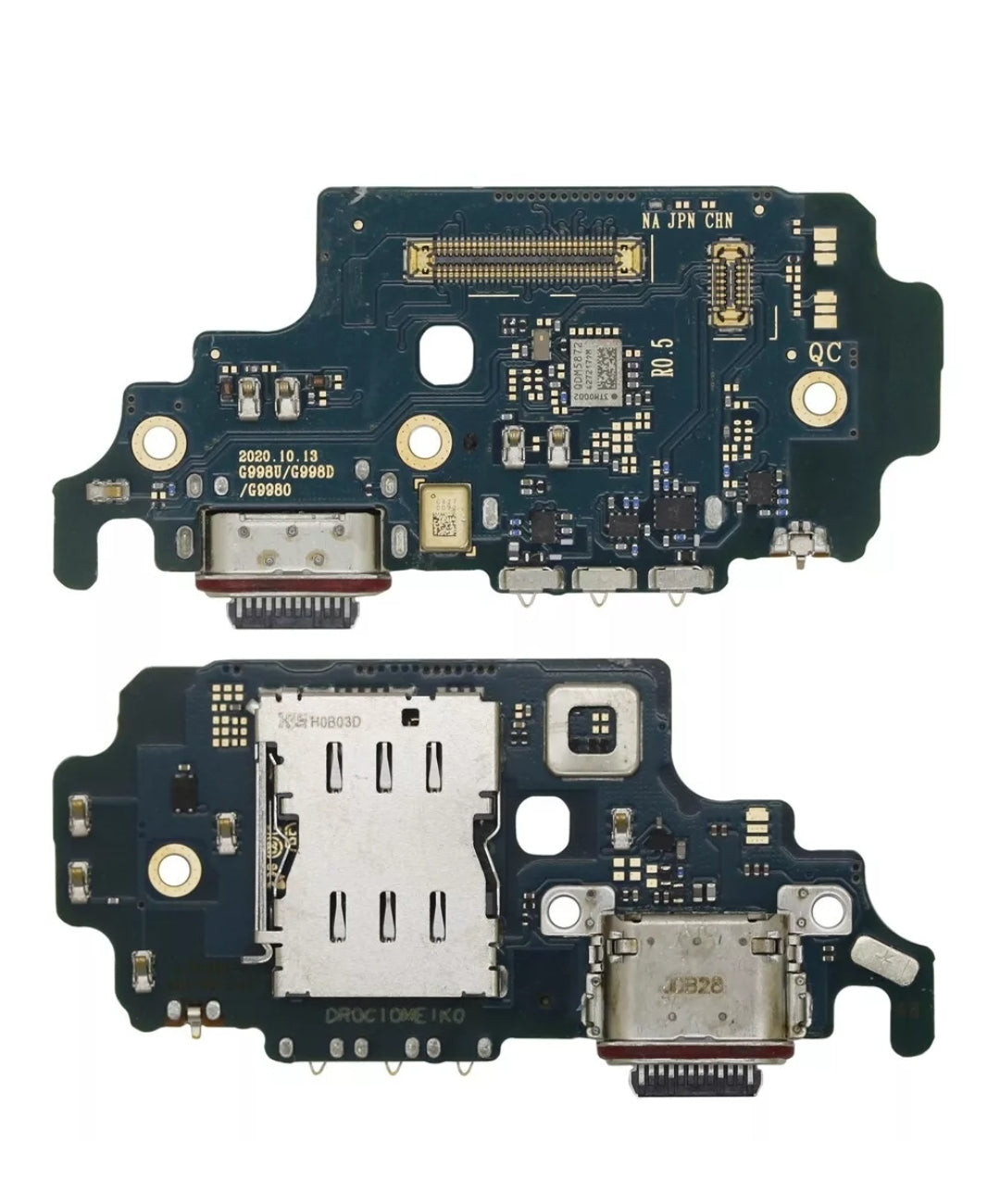 Samsung Galaxy S21 Ultra G998 (F version) USB Charging Port Board SIM Reader Connector