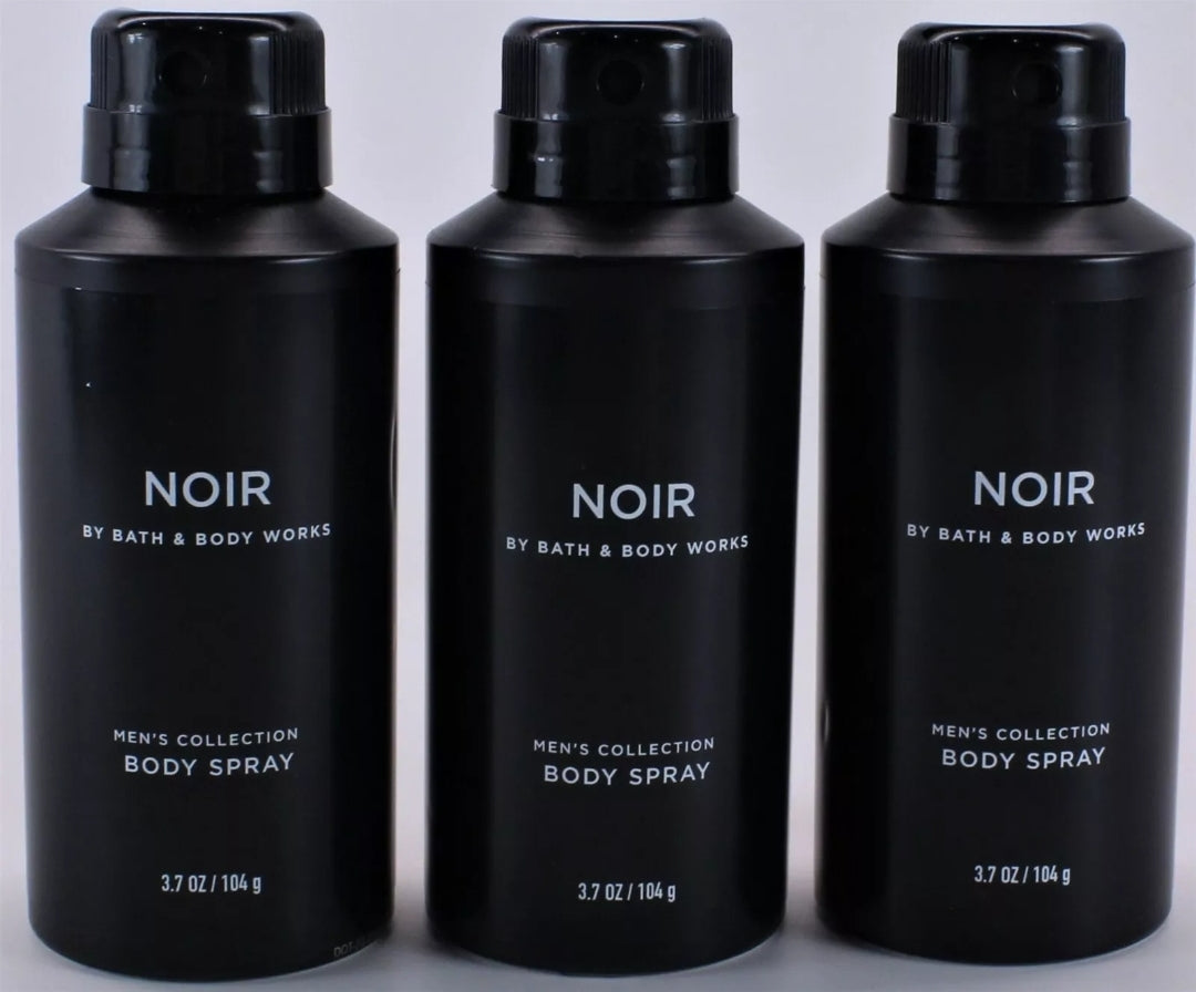 Bath and Body Works NOIR Deodorant Deodorizing Body Spray for Men 3.7 OZ