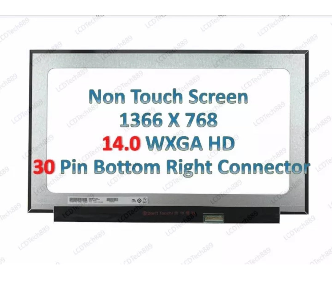 14" 30 pin NT140WHM-N61 laptop LED LCD Screen HD 1366x768 NT140WHM-N51 Display 14 in