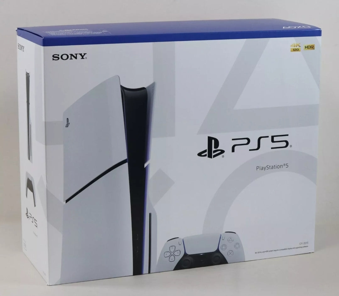 Sony PlayStation 5  Disc Edition PS5 1TB White Gaming System NEW!