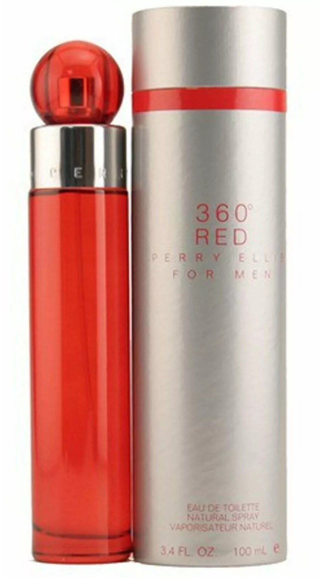 360 RED for Men by Perry Ellis Cologne 3.4 oz EDT New in Box