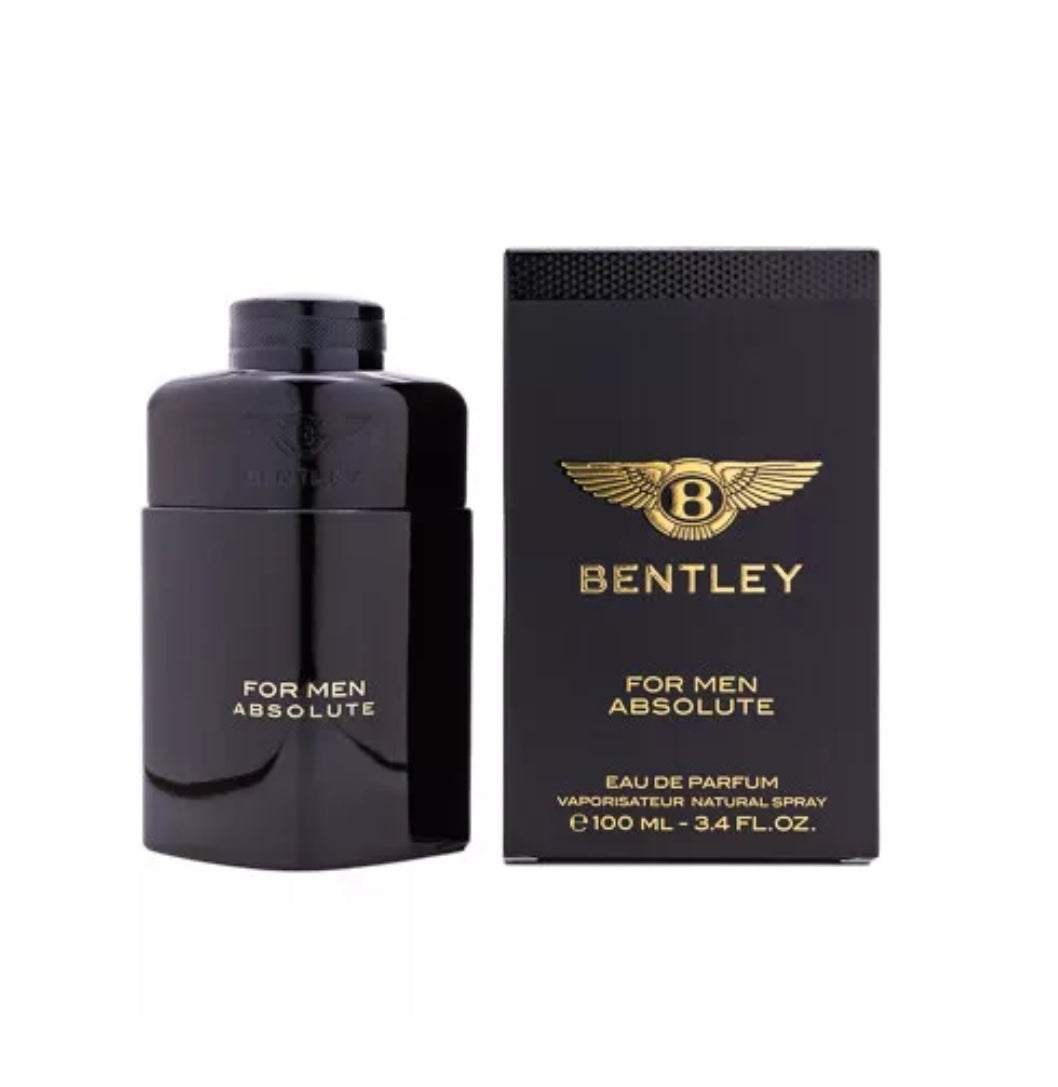 Bentley Absolute by Bentley 3.4 oz EDP Cologne for Men New In Box