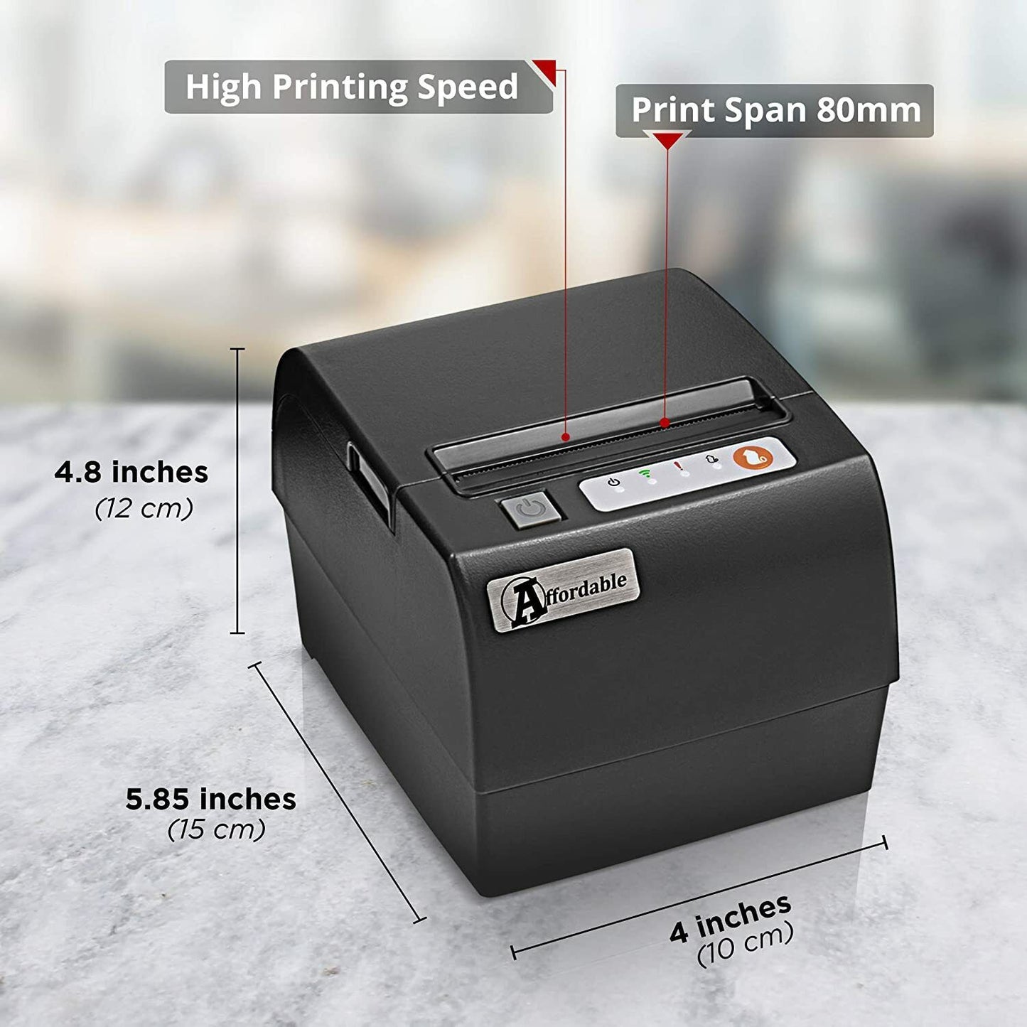 ffordable USB Thermal Receipt Printer POS Android, Desktop Printer Ticket print