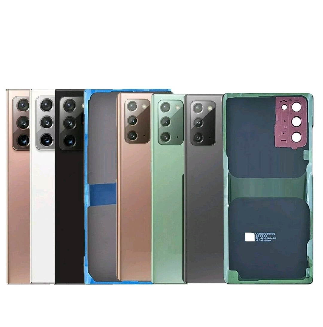 Samsung Galaxy Note20 Rear Back Cover Battery Door Glass + Camera Lens