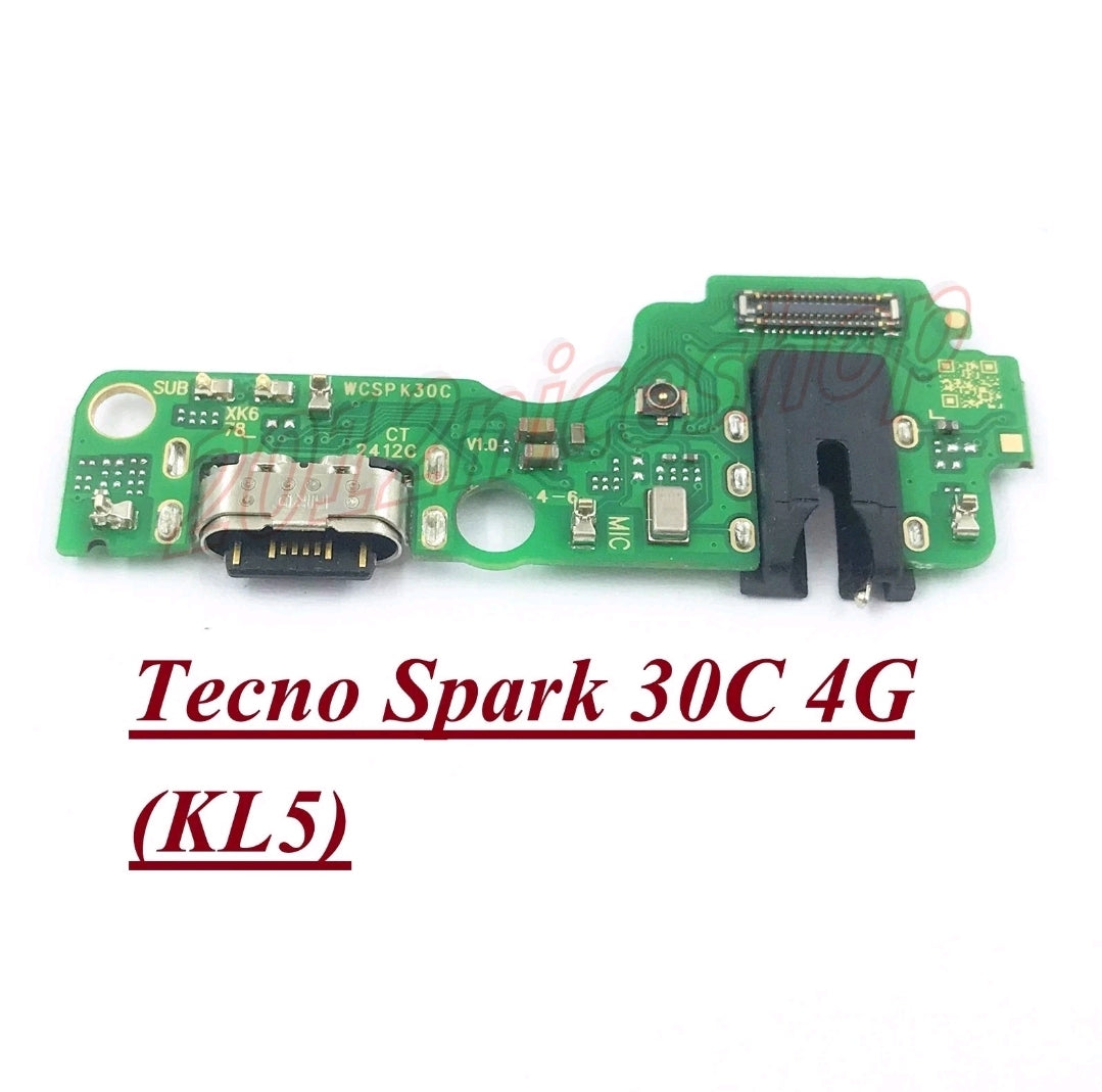 Tecno Spark 30C 4G KL5 Charging Port flex