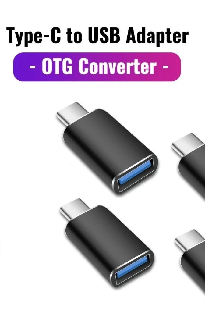 USB-C 3.1 Male to USB A Female Adapter Converter OTG Type C Android Phone