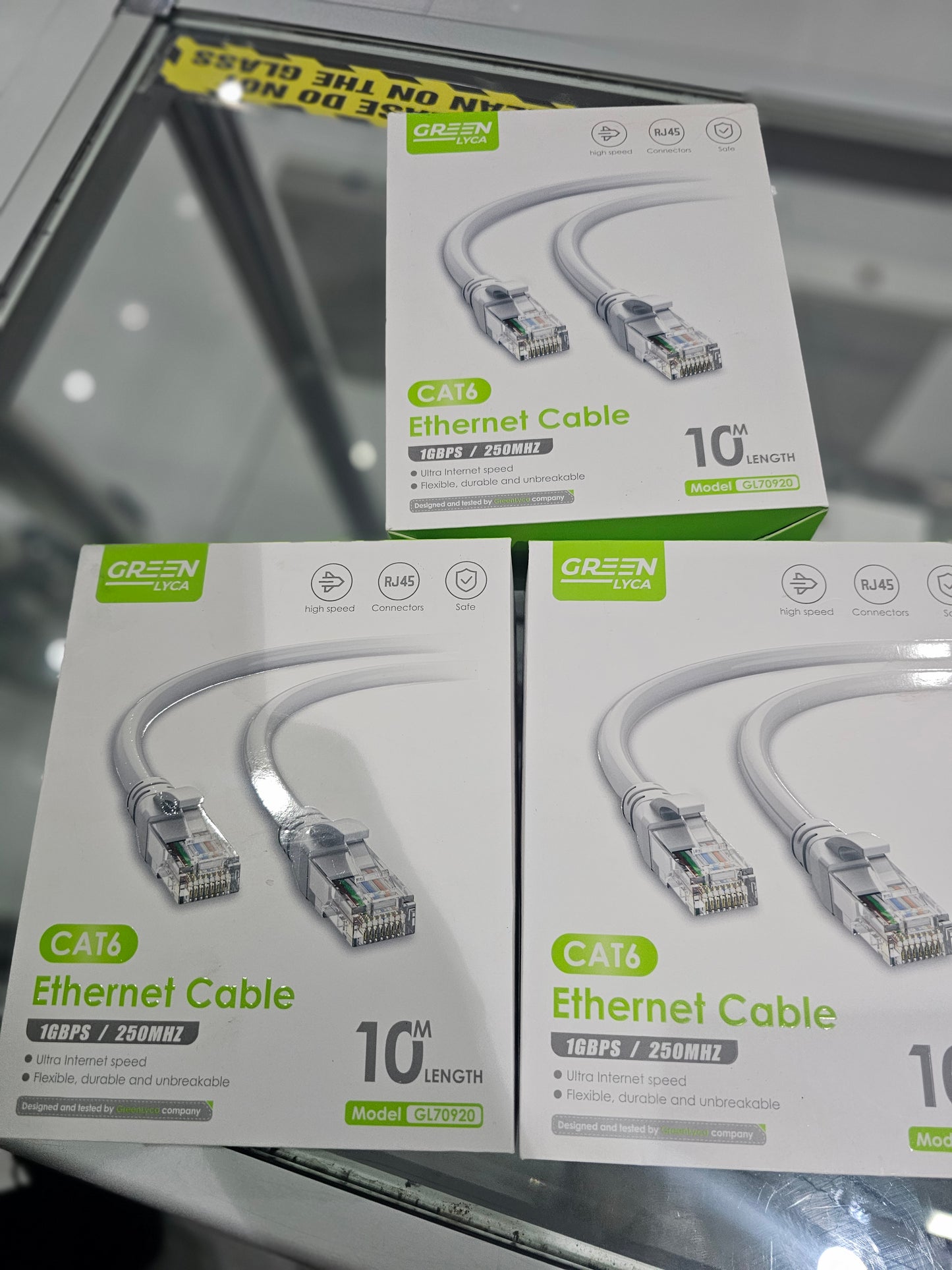 Green location cat6 internet cable 10m